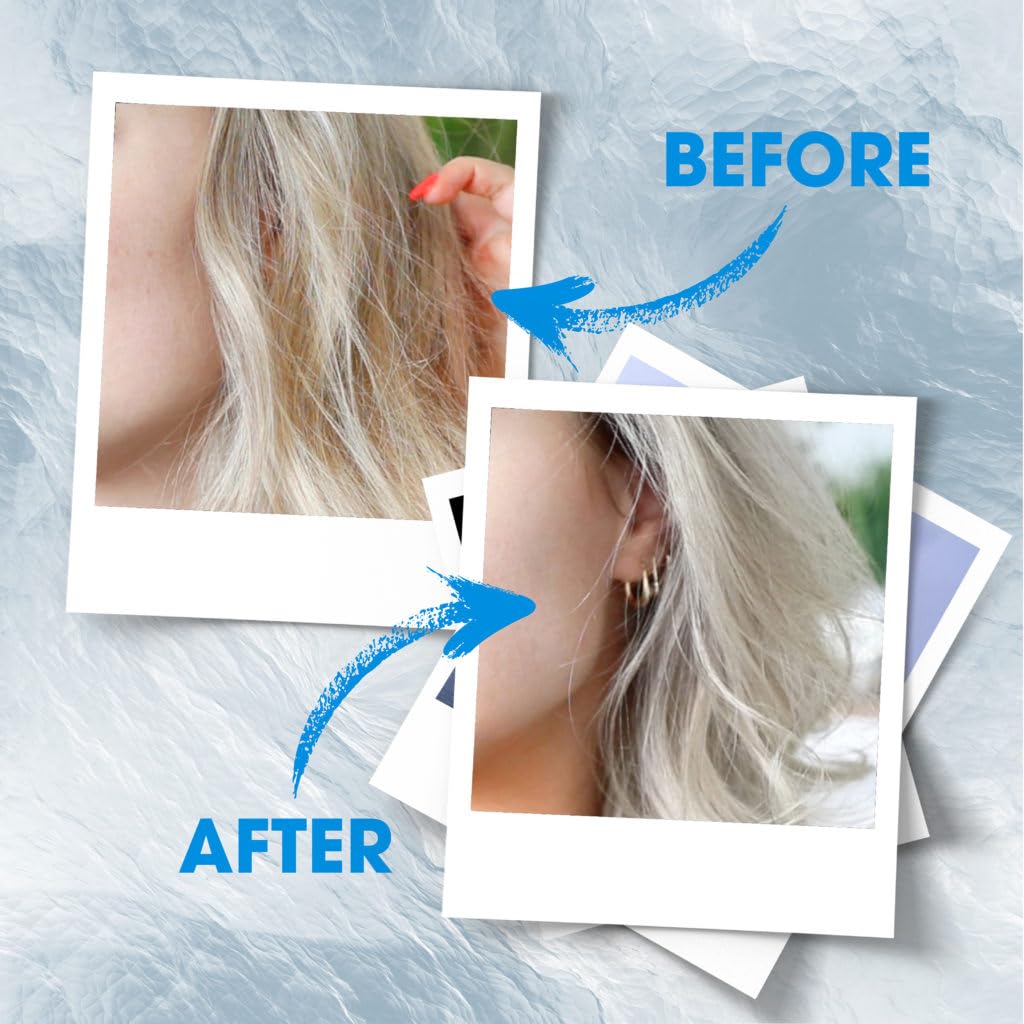 PROVOKE Touch of Silver Go Icy Shampoo 200ml, Icy Platinum Look in Just 1 Wash, Triple Toning Technology to Cool Down Brassy Tones, Enriched with Keratin