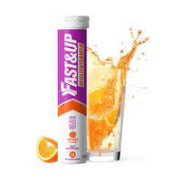 FAST&UP Fast&Up Multivitamin – Complete Multivitamin Supplement – All Day Energy – 20 Effervescent Tablets – Supports Immune System – Orange