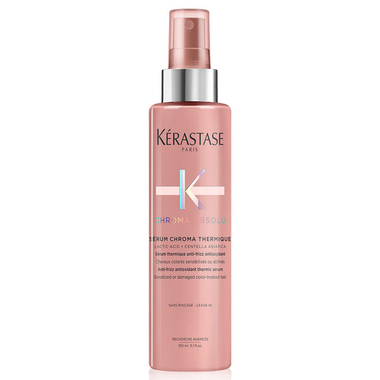 Kérastase Chroma Absolu, Heat Protection Serum, Anti-Frizz, For Sensitised or Damaged Color-Treated