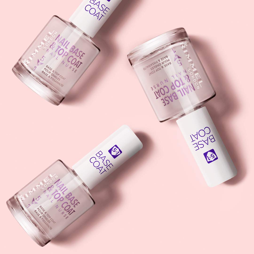 Rimmel London Nail Base & Top Coat, 12ml