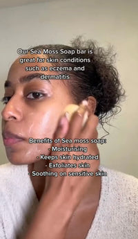 Sea Moss Soap, made with wild crafted Sea Moss from Grenada. Vegan | Organic | Handmade | Eco (Sea Moss)