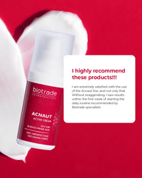 BIOTRADE ACNE OUT Acnaut Active Cream For Oily and Blemish Prone Skin, Clears Breakouts, Prevents from Comedones, Regulates Oiliness