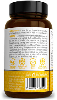 HOWARD & JAMES Vitamin D3 4000iu Plus Vitamin K2 100ug 120 High Strength Vegetarian Tablets