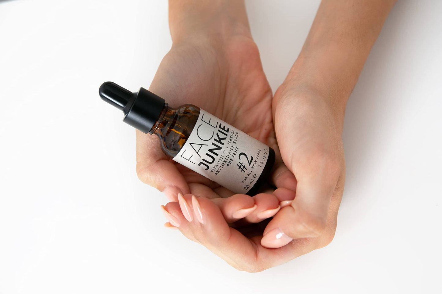 Face Junkie Vitamin C Serum, Face Serum with Neroli Antioxidant, 12.5% Vitamin C Serum for Face, Brightens Complexion and Fades Hyperpigmentation, 30ml