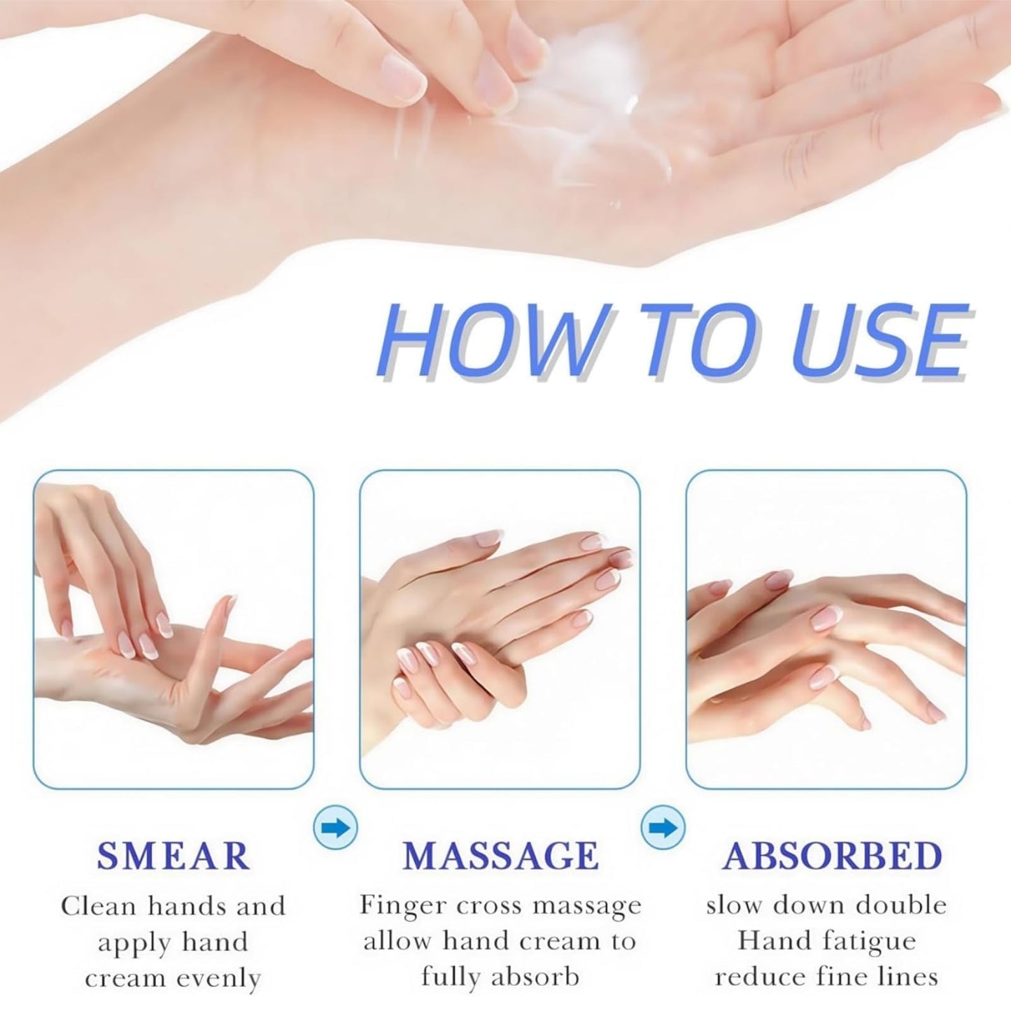Yoowan Reti-Nol Hand Cream,Hand Cream For Very Dry Ha-Nds,Anti Aging Ha-Nd Cre-Am,Reti-Nol Moisturising Cre-Am,Deep Nourishing,Non-Greasy,Moisturizer For Aging&Dry Cracked Ha-Nds,Protects Skin,Nails,Cuticles