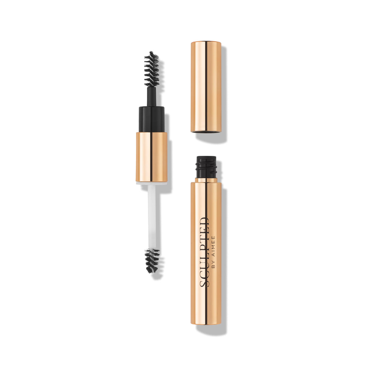 SCULPTED by Aimee EasyBrow Clear from Sculpted by Aimee - Travel-Friendly, Double-Ended, Vegan 2-in-1 Tinted Fibre or Clear Eyebrow Gel with Spoolie