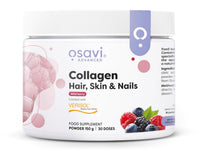 OSAVI Osavi Collagen Hair, Skin & Nails – 150 g Powder | 30 Doses | Wild Berry Flavor | VERISOL® Collagen Peptides for Hair Thickness, Skin Elasticity & Nail Strength | Reduces Wrinkles & Cellulite