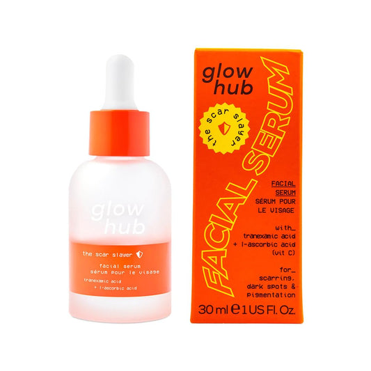 Glow Hub The Scar Slayer Facial Serum with Vitamin C for Anti-Pigmentation and Blemish Prone Skin 30ml