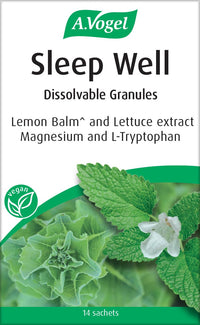 A.Vogel Sleep Well Dissolvable Granules | Sleep Supplement | Pour Directly into Mouth | Natural Orange Flavour | Extracts of Lemon Balm & Lettuce & Magnesium | 14 Day Pack