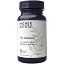 HIGHER NATURE Higher Nature - Pro Immune - Triple Action Immune Support Probiotic - Live Bacteria, Black Elderberry and Zinc - 7 Bacteria Strains - 10 Billion CFUs - Vegan Probiotics - 30 Capsules