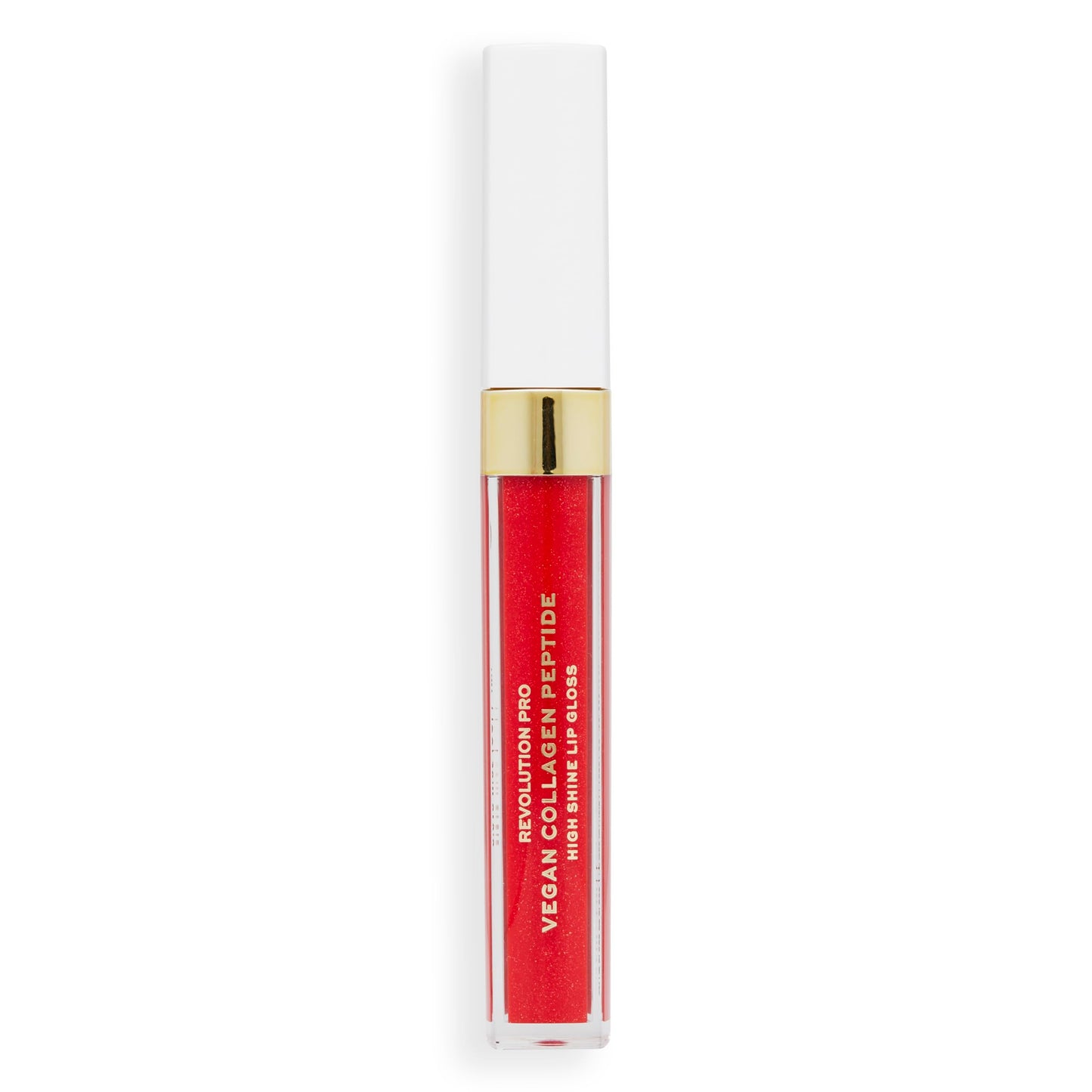 Revolution Pro Vegan Collagen Peptide High Shine Lip Gloss, Nourish, Plump & Hydrate Lips With Hyaluronic Acid & Vitamin E, Cherie