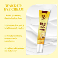 Generic Eye Cream with Collagen, Skin Tightening Cream for Face, Microneedling Serum & Wrinkle Filler, Deeply Moisturizes & Firms Eye Area, Reduces Dark Circles & Puffiness, Lightweight (Eye Cream*2)