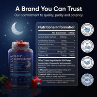 LITE LVL Sleep Gummies | Sleep Aids for Adults | Sleep Gummies for Adults | Night Time Routine | Natural Sleeping Remedy & Bedtime Support | 60 Gummies