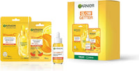 Garnier Vitamin C* Glow Getter Giftset - Face Serum, Sheet Mask & Eye Mask