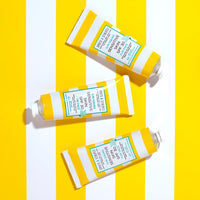Spots & Stripes - Sun Squad Sensitive Skin SPF 30 for Face, 99% Natural, 100% Mineral Sunscreen for Teens and Young Skin, Organic Aloe Vera Leaf Juice, Jojoba and antioxidant-packed Green Tea (50ml)
