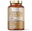 Tiger Milk Mushroom - 120 Capsules - 450mg Extract - LiGNO TM02® - >30% Polysaccharides - Lignosus rhinocerus - GMP - Vegan Supplement - No Synthetic Additives - Time Health