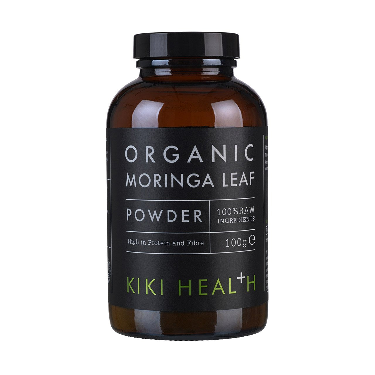 Kiki Health Premium Organic Moringa Leaf Powder - Certified Superfood with Essential Vitamins & Sustainably Sourced for Healthy Living - Conveniently Blends into Smoothies & Dishes - 100g