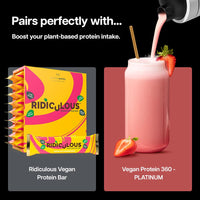 THE PROTEIN WORKS Protein Works | Vegan Protein 360 - Platinum, Strawberries & Cream, 500g