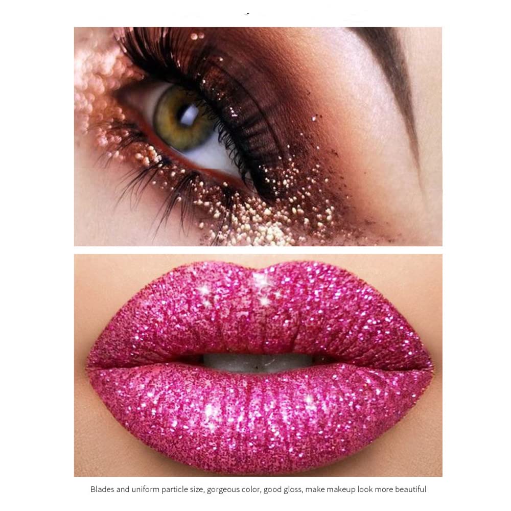 Mysense 30 Colors Glitter Eyeshadow Palette,Party Diamond Pressed Pighmented Mineral Ultra Makeup Shimmer Sequined Palette,Long Lasting Waterproof Eye Shadow Power (2 pcs)