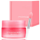 KAYZON Lip Sleeping Mask, Lip Sleep Mask Overnight Lip Skincare Lip Oils, Lip Moisturiser for Dry Chapped Peeling Cracked Lips Fades Lip Lines, Lip Balm for Moisture Lip Care (Strawberry 01)