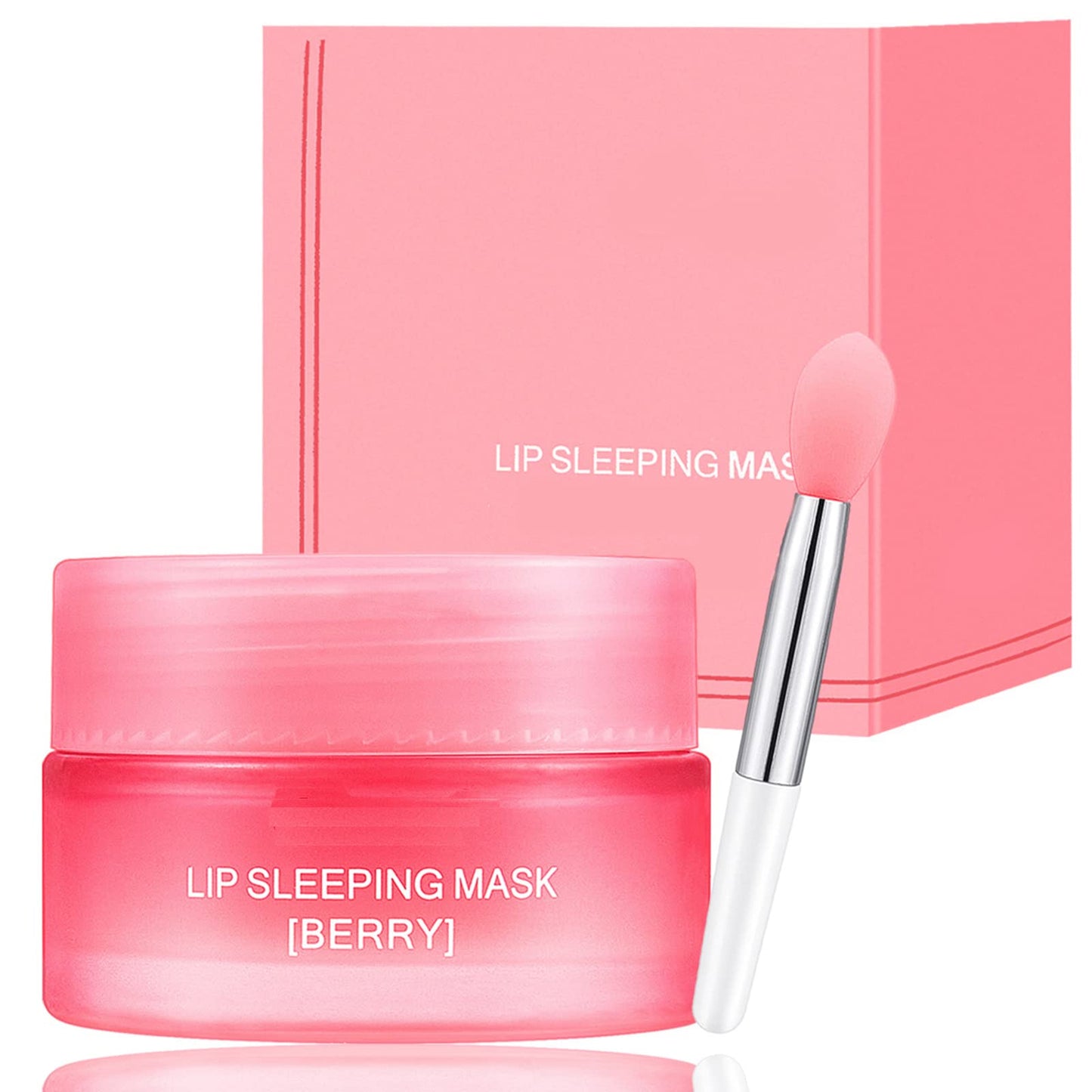 KAYZON Lip Sleeping Mask, Lip Sleep Mask Overnight Lip Skincare Lip Oils, Lip Moisturiser for Dry Chapped Peeling Cracked Lips Fades Lip Lines, Lip Balm for Moisture Lip Care (Strawberry 01)