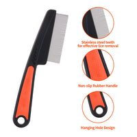 Yizerel Dandruff Comb, Stainless Steel Fine Tooth Comb, Scalp Psoriasis Comb, Dandruff Remover Comb Scalp Sweep Detoxing Comb, Lice Comb for Scalp Massage Combs for Women Men, Set of 3