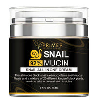PRIME9 Prime9 Snail Mucin Cream 92% – Korean All-in-One Moisturiser for Deep Hydration, Smooth Skin, Anti-Aging & Blemish Care, Face Cream for Sensitive Skin