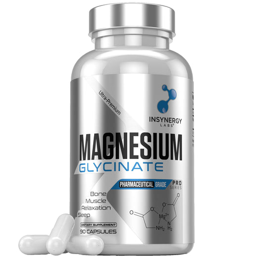 Insynergy Labs Ultra Premium Magnesium Glycinate Supplement (Pro Series Magnesium 1,500mg) Magnesium Bisglycinate 90 Vegan Magnesium Tablets