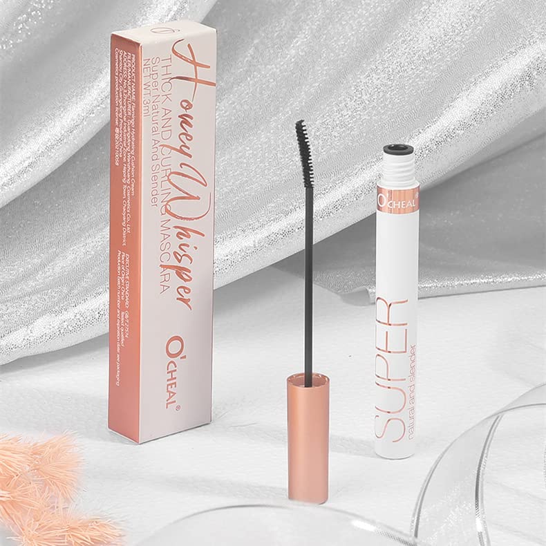 MAYEON 4D Mascara for Fine Short Eyelash, Waterproof Extra Long Lash Eyelashes,Voluminous Eyelashes, Long Lasting, Smudge-proof，Black (0.1 fl. Oz)