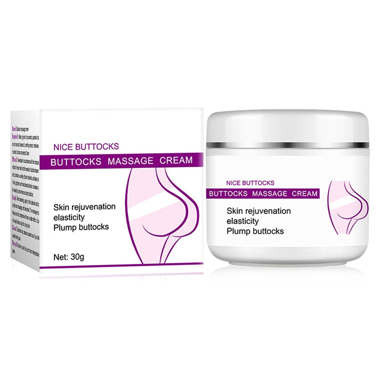 Grospe Buttock Enlargement Cream Buttocks Massage Cream Hip Lift Up Cream Bigger Buttock Firm Massage Cream Butt Firming Cream Make Hips Bigger and Firmer 30g (2 Pack)