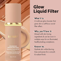 SONGQEE 4 In 1 Foundation Liquid, Hydrating Medium Full Coverage Concealer with Spf 50+, Bio Foundation Light, Color Correcting Primer, Natural Face Base Tone Makeup, Longwearing & Waterproof