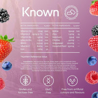 Known Postpartum Support Gummies – 1 Month Supply – Mixed Berry Flavour
