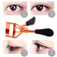 Majestik+ Eyelash Curler With 4 Refill Pads- Designed for No Pinching or Pulling Just Dramatically Curled Eyelashes & Lash Line In Seconds - In Rose Gold