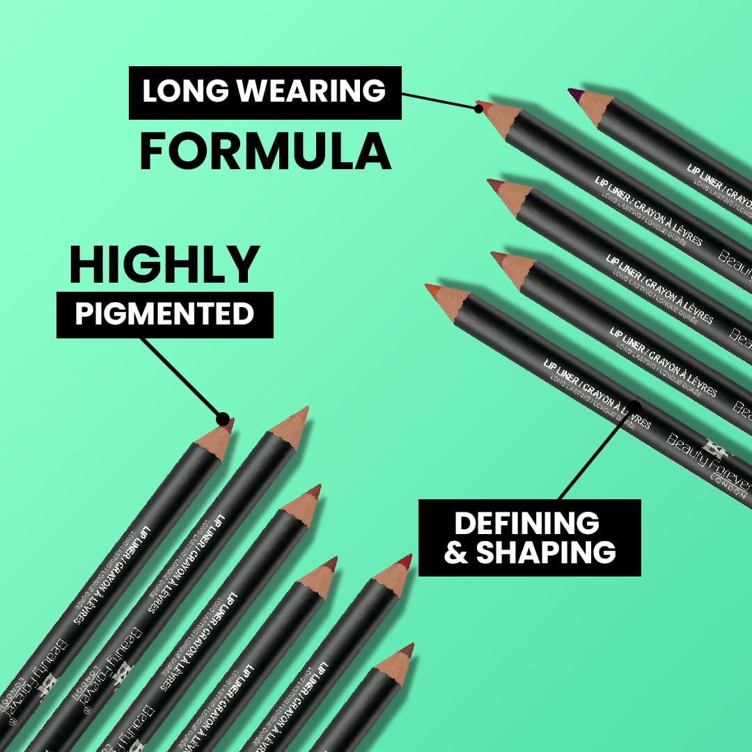 BF Beauty Forever Beauty Forever Lip Liner, Creamy and Anti-Smudge, 1gm (760 Pink Addict)