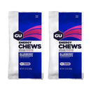VPoint Leisure GU Energy Chews Double Serving Packs. Energy Gummies with Electrolytes for Running, Cycling, Triathlon & Other Sports - Pack of 2 (Blueberry Pomegranate)