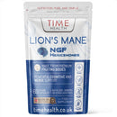 Time Health Lions Mane NGF - High Strength - Vegan - No Fillers, Binders or Flow Agents - Pullulan Capsules (60 Capsule Pouch)