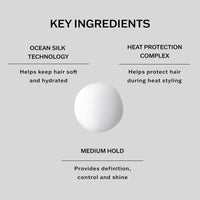 SACHAJUAN Styling Hair Cream 125ml Contains Ocean Silk Technology. Makes Hair Soft, Silky & Shiny. Protects From Heat And Creates Definition. Suitable For Vegans And Free From Parabens