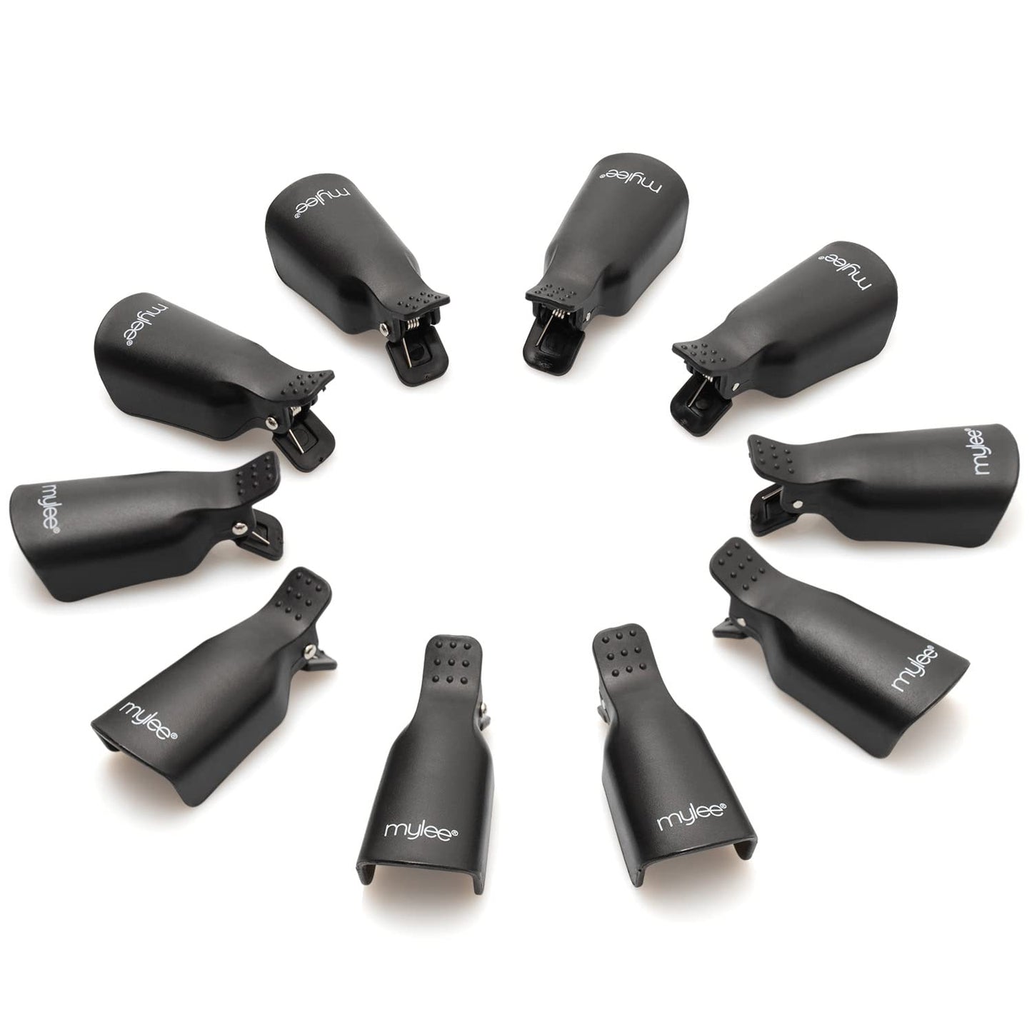 MYLEE Mylee 10 PCs Soak Off Nail Clips Set, Acrylic Nail Art Remover, Plastic