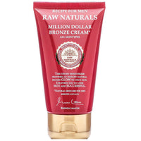 Recipe for Men Raw Naturals Raw Naturals MILLION DOLLAR BRONZE CREAM | Face tan cream for an instant bronze glow | Evens out skin tone & hydrates | Natural product from your local Swedish Skincare Microbrewery | 75ml