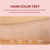 Mikloven 2-in-1 Freckle Stamp & Liquid Eyeliner Pen – Waterproof & Smudge-proof, Fine Tip Marker for Natural Lifelike Freckle Makeup & Defined Eye Look, Gentle & Skin-Friendly (Medium Brown-1PCS)