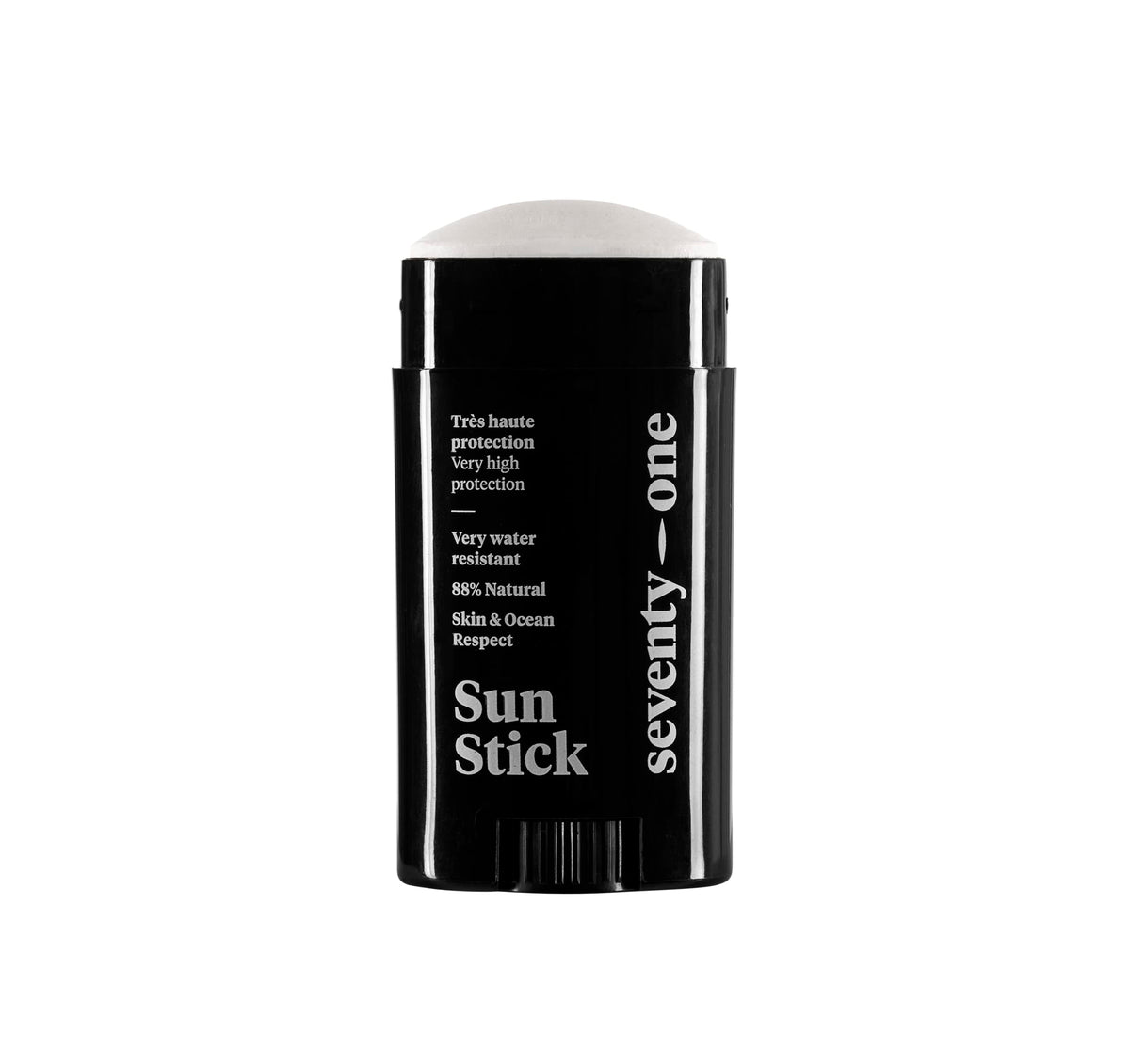 seventyone PERCENT SeventyOne Percent | The Original : Sun Stick SPF 50+ | Vegan Face Sun Stick - Very High Protection | Very Waterproof | UVA 34 | 92% Natural - Made in France | 15 gr