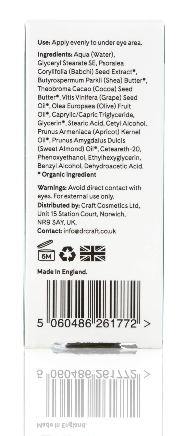 Dr. Craft Bio-Bakuchiol Eye Cream 15ml