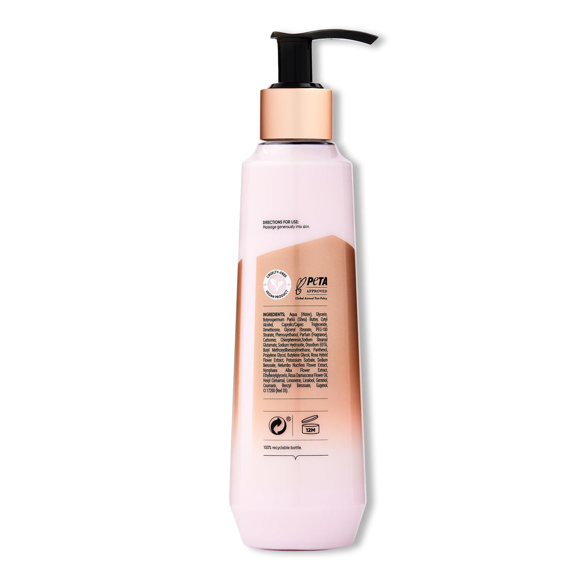 SANCTUARY Sanctuary Spa Lily And Rose Body Lotion, Body Moisturiser, With Lotus Flower And Vitamin C, Vegan And Cruelty Free 250ml