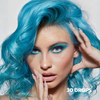 SHRINE Shrine Drop It AQUA Hair Dye Drops | Semi-Permanent Vegan Customisable Hair Colour | Mix with Conditioner | Vegan & Cruelty-Free | Temporary Hair Dye | 20ml