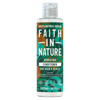 FAITH IN NATURE Faith In Nature 300ml Natural Coconut Conditioner, Hydrating, Vegan & Cruelty Free, No SLS or Parabens, For Normal to Dry Hair