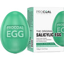 Salicylic Egg, Natural Salicylic Acid Soap 100g by Procoal - Salicylic Acid Face & Body Wash For Combination, Oily, Blemish Prone Complexion, Vegan Face Soap & Cruelty-free
