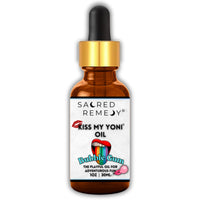 Kiss My Yoni Oil BUBBLEGUM Premium Body Lotion Rub. Non-Sticky, 30ml, Massage Oil. Vegan, Natural, Organic, Non-Toxic.