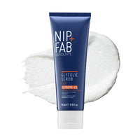Nip+Fab Nip + Fab Glycolic Fix Scrub Extreme – 6% Glycolic Acid (AHA) and 1% Salicylic Acid (BHA) High-Potency Exfoliating Face Scrub for Resurfacing, Deep Pore Cleansing & Clear Skin, 75ml