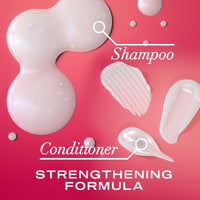 OGX 5in1 Benefits Frizz Free with Keratin & Argan Oil Shampoo, Strengthens and Improves Flexibility, Tames Frizz and Adds Shine, Sulfate Free, 385ml