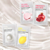 Eunyul [PACK OF 10] EUNYUL Purity Aloe Facial Sheet Mask Pack 22ml x 10pcs Korean Skincare Hydrating & Soothing & Natural Ingredients for All Skin Types